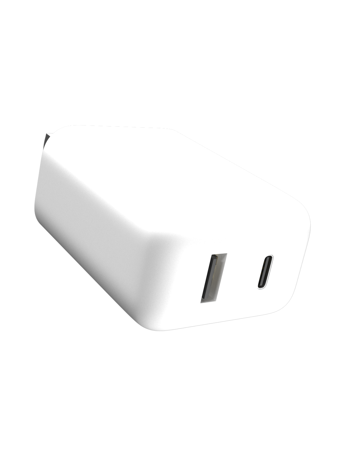 2 Plug - 20W USB Type C And USB Type A Wall Power Adapter