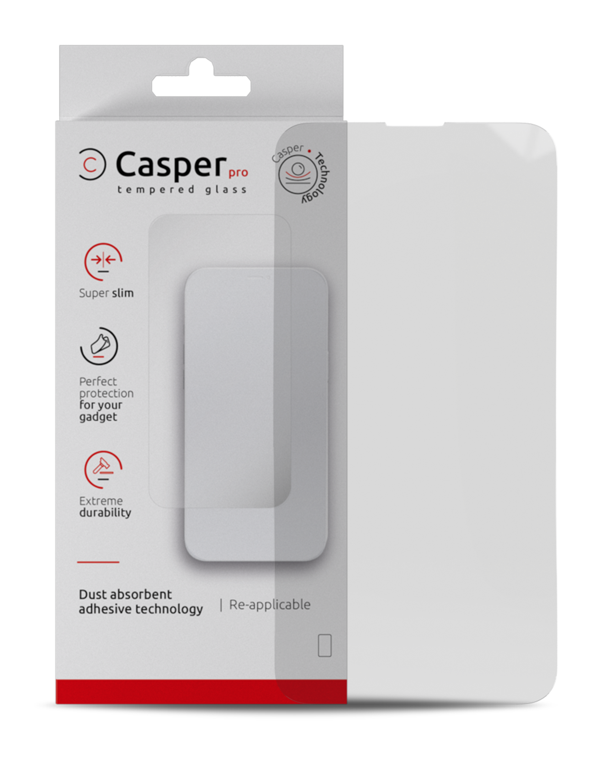 Casper Pro Tempered Glass Compatible For IPhone 13 / 13 Pro / 14